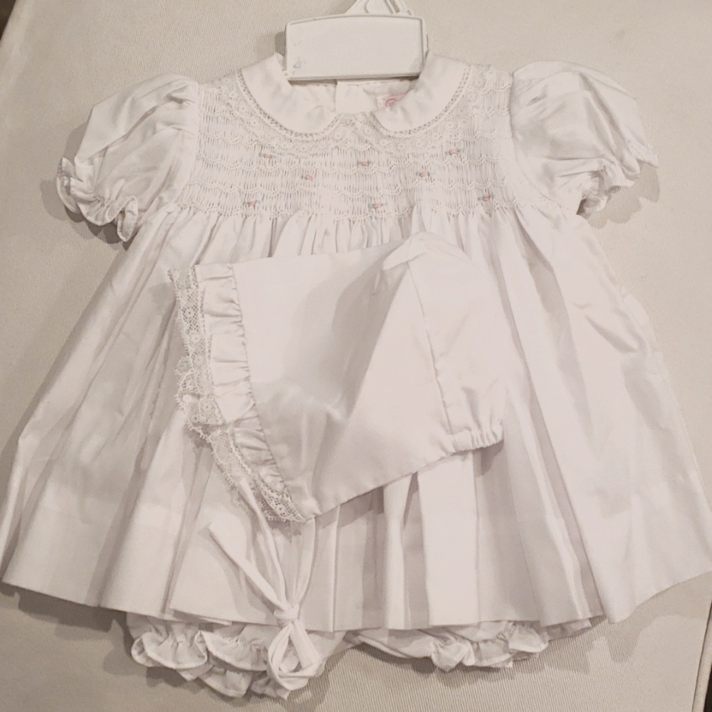 Petit Ami newborn dress